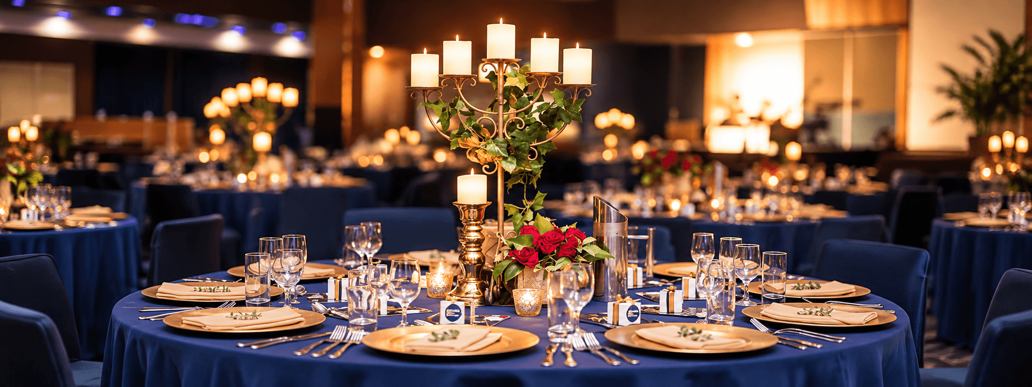 Elegantly set event venue